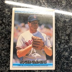Roger Clemens Donruss 1991 Al Cy Young baseball sports card insert!!